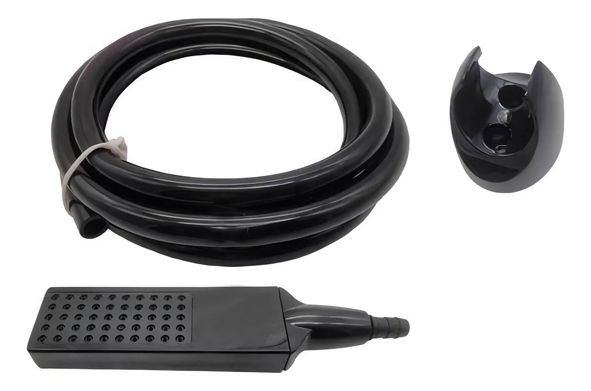 Chuveiro Elétrico de Parede Lorenzetti Acqua Ultra Duo Cor preto Cromado 5500W 127V