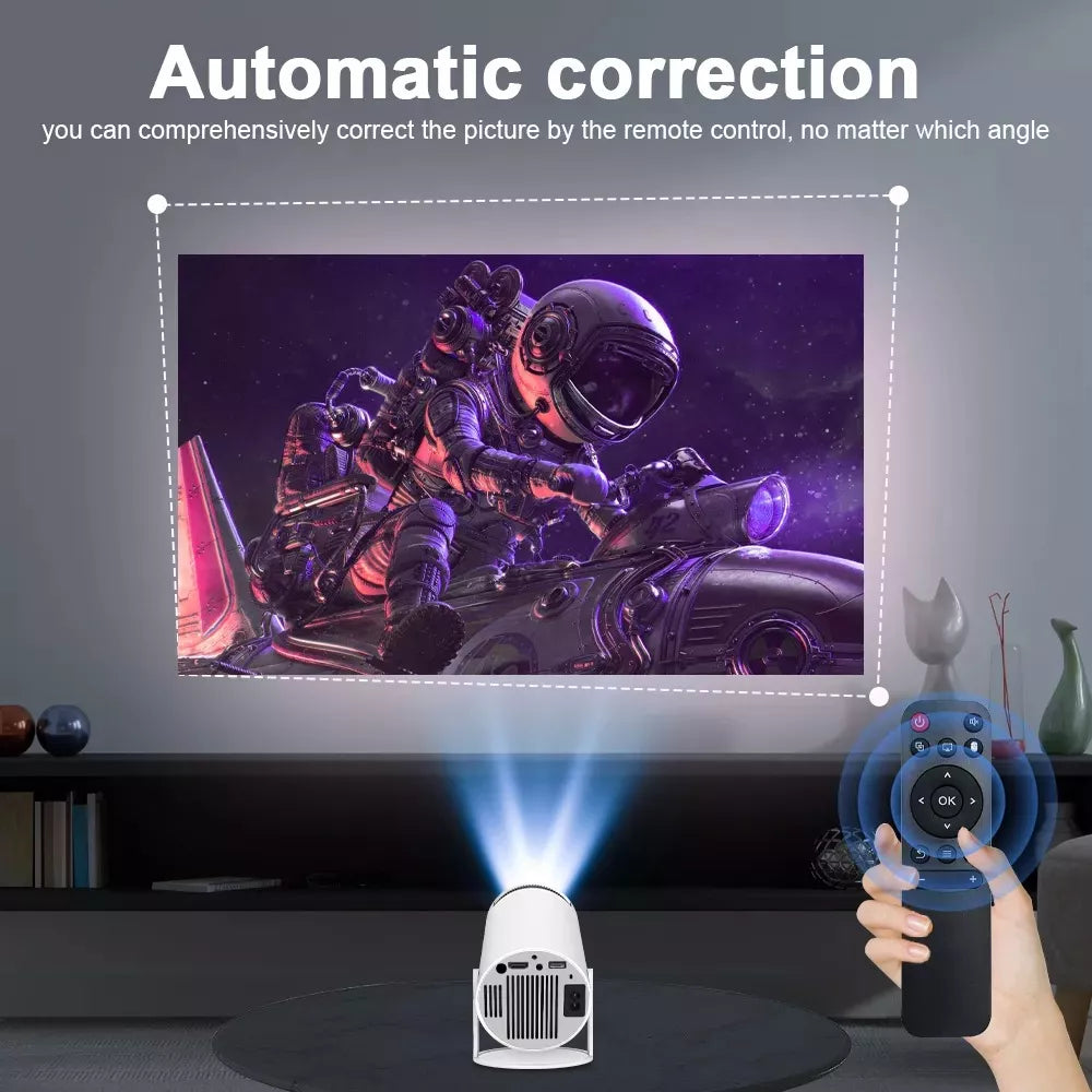 mini projetor portátil 4k android full hd smart wifi cinema